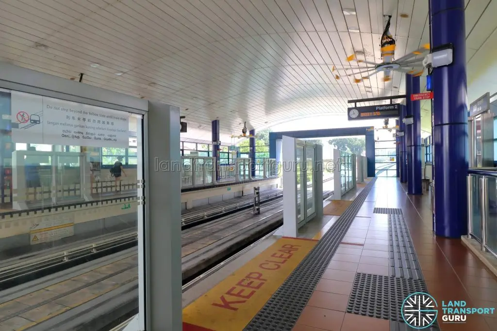 Platform Barrier at Bangkit LRT Station