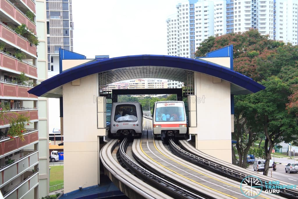 A typical BPLRT station